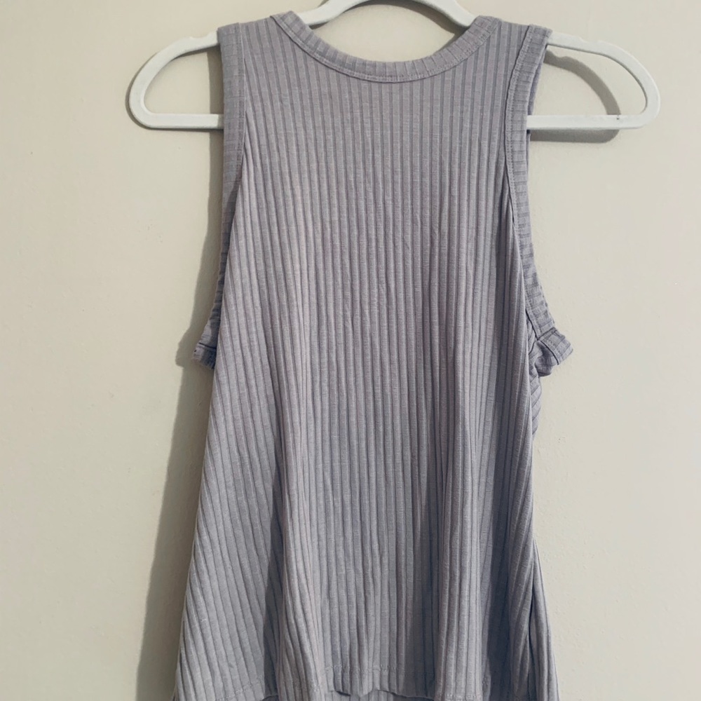 Cream grey colored tank